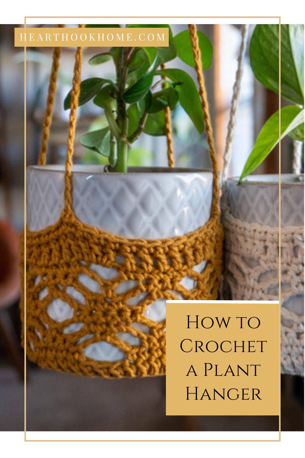 Free Crochet Plant Hanger Pattern (+ Video Tutorial) - Heart Hook Home