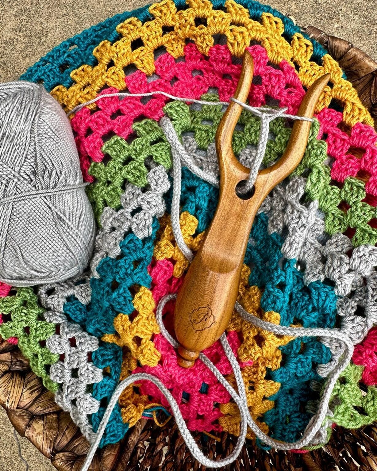 Detachable Granny Stitch Crochet Hood - Heart Hook Home