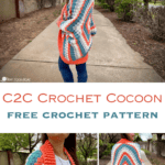 c2c cocoon crochet pattern