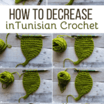Decrease Tunisian Crochet stitches tutorial