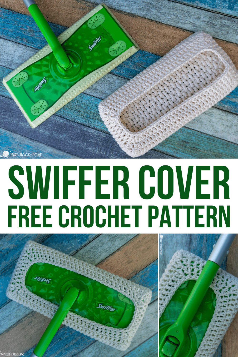 Swiffer Cover Free Crochet Pattern Heart Hook Home