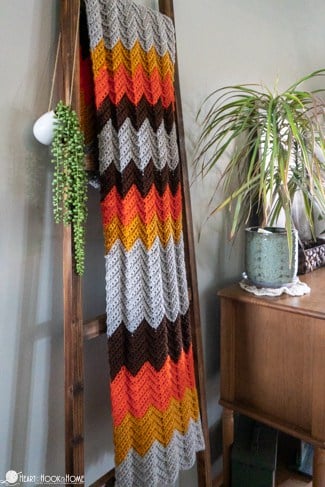 traditional chevron blanket crochet pattern