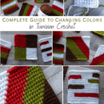 changing colors in tunisian crochet