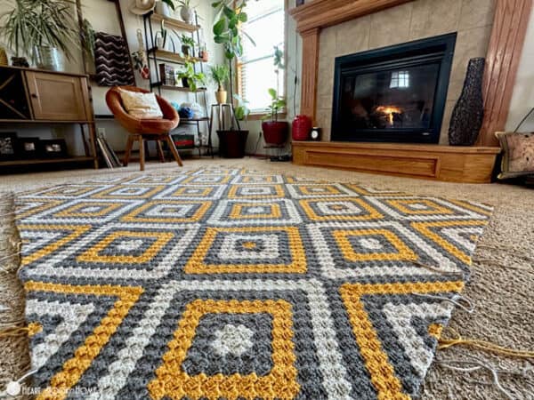 Behemoth Blanket laid out on floor