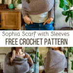 sophia scarf sleeves free pattern