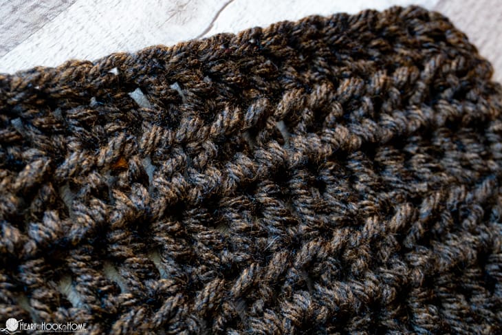 Sample of the Half Treble Crochet Stitch
