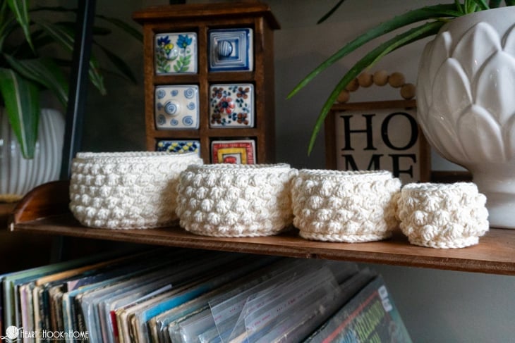 one skein nesting bowls pattern
