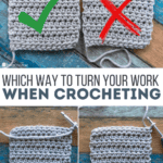which way to turn crochet