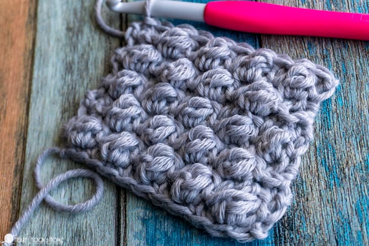 uneven berry crochet stitch tutorial