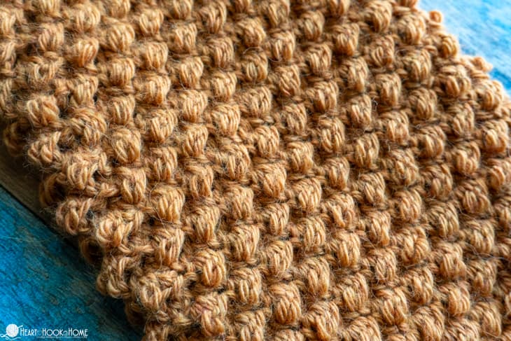 Sample of the Uneven Berry Stitch