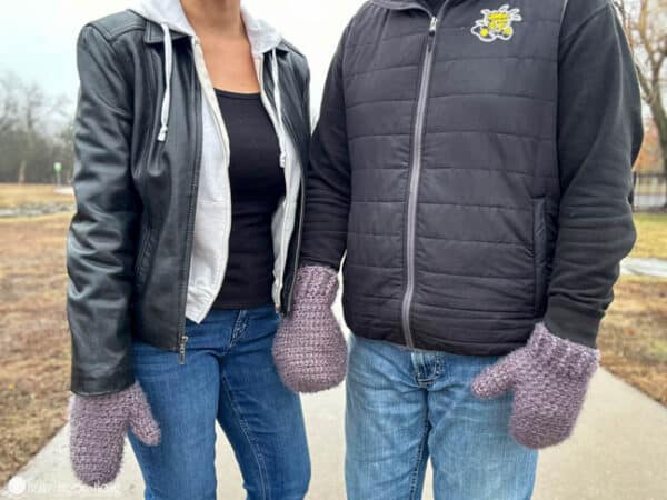 Example of Couples Mittens