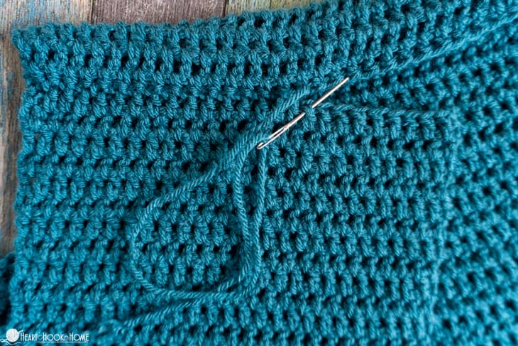 invisible shoulder seam technique