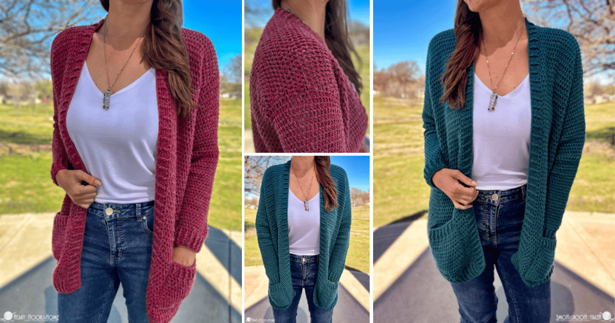 Camille Cardi Free Crochet Pattern Heart Hook Home