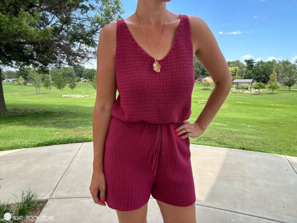 HEYSON Ready For The Day Crochet Romper