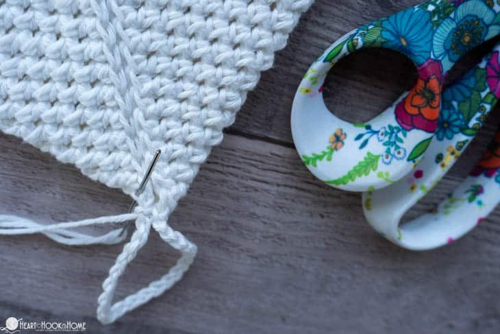 double thick crochet hot pad