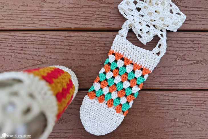 crochet granny stitch water bottle sleeve