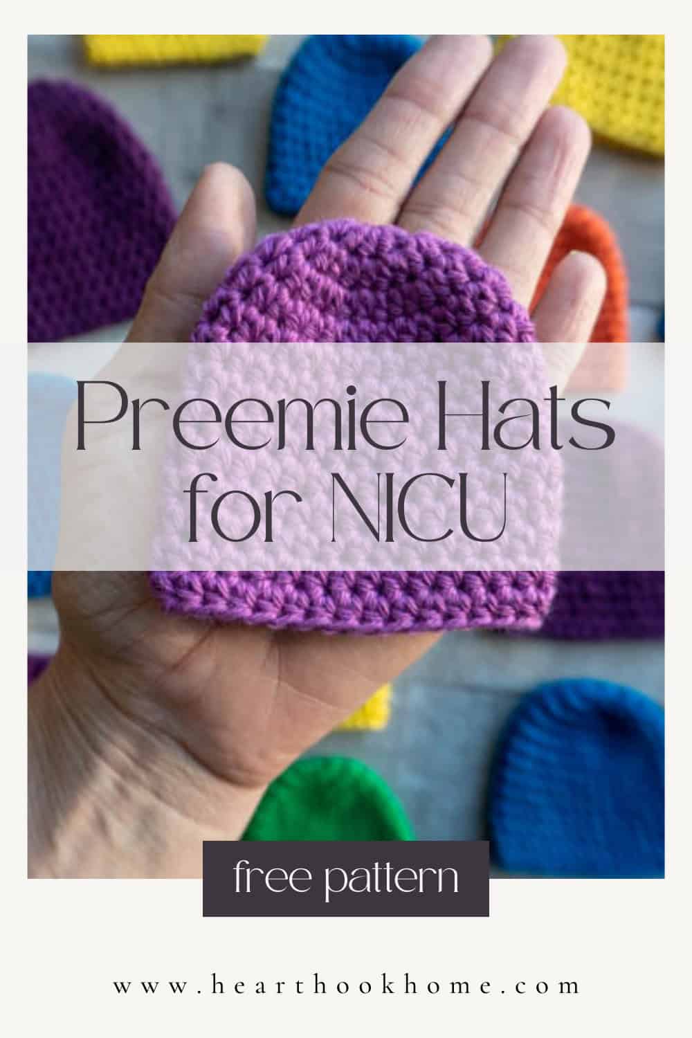 Beanie Hat for Preemie Babies Free Crochet Pattern