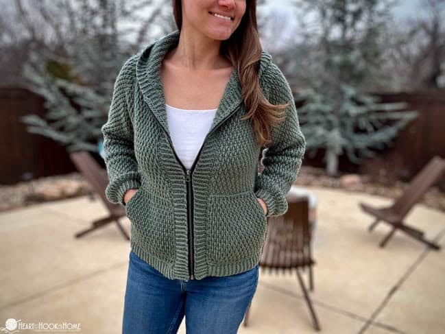 Maje Knit Cardie with Rhinestone Clover | Saks Fifth Avenue