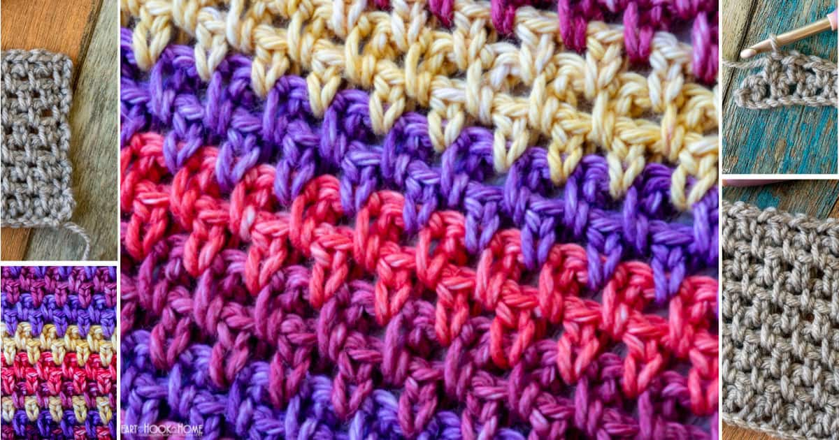 Step-by-Step Counterpane Crochet Stitch Tutorial