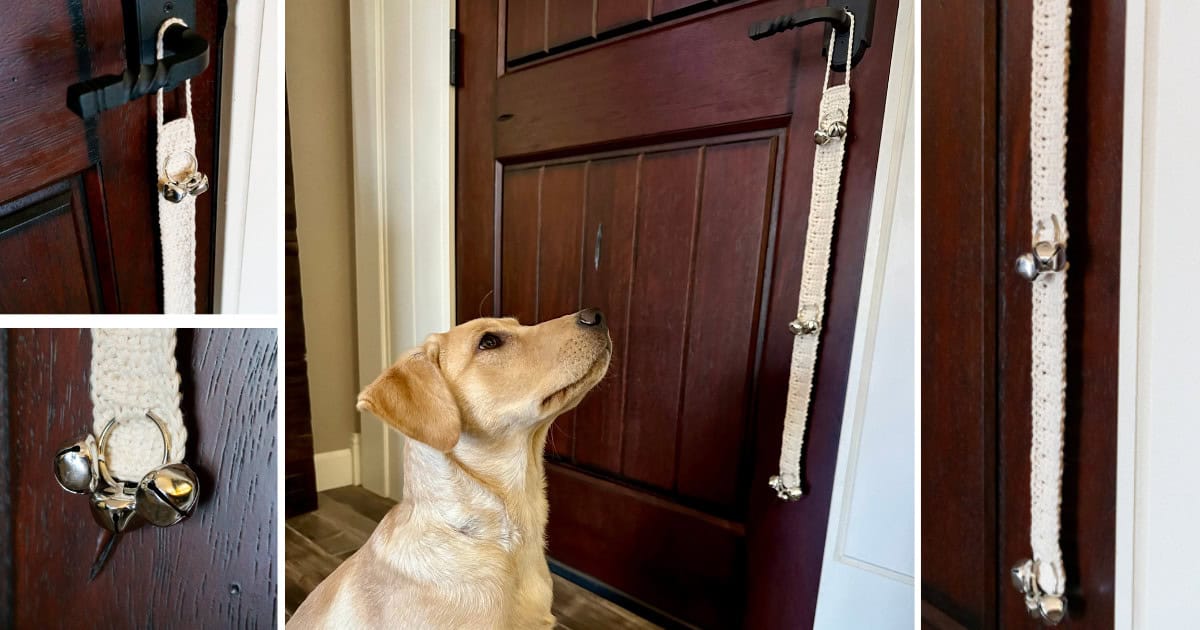 Potty Training Dog Bell Crochet Pattern