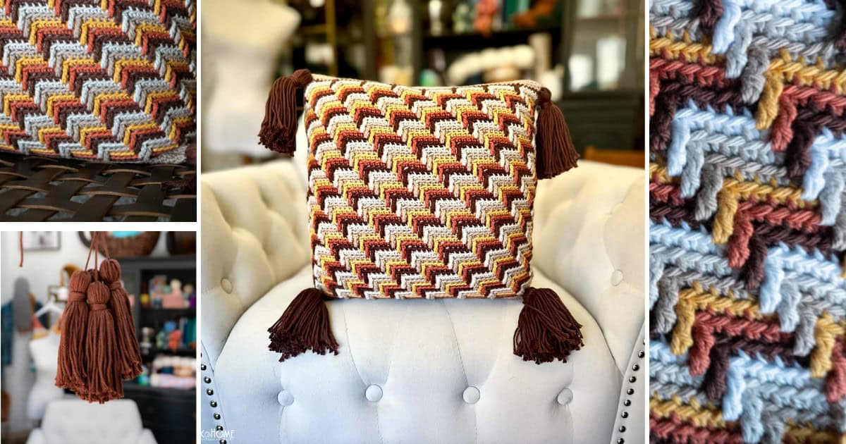 Apache Tears Pillow Crochet Pattern