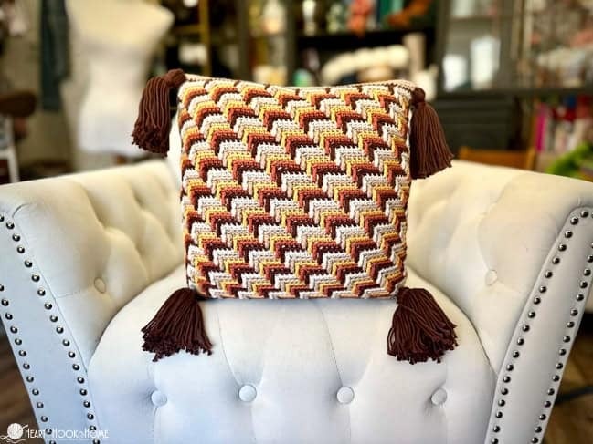 apache tears crochet stitch pillow pattern