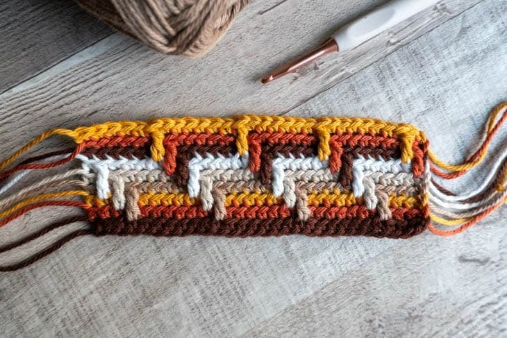 crochet Apache Tears stitch