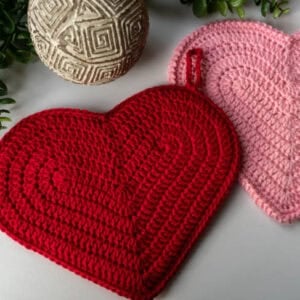 Heart Shaped Hot Pad (Printable Version)