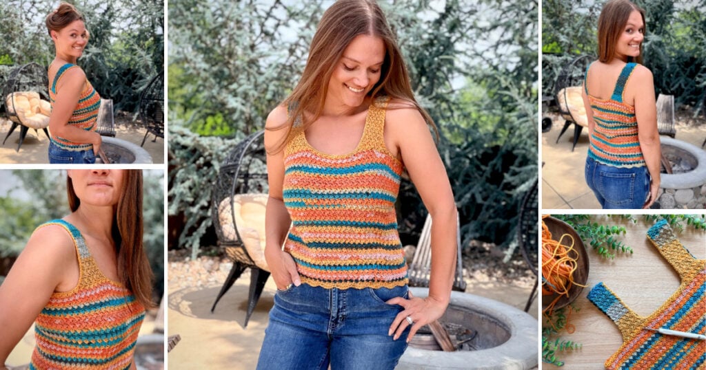 top tier tank top free crochet pattern