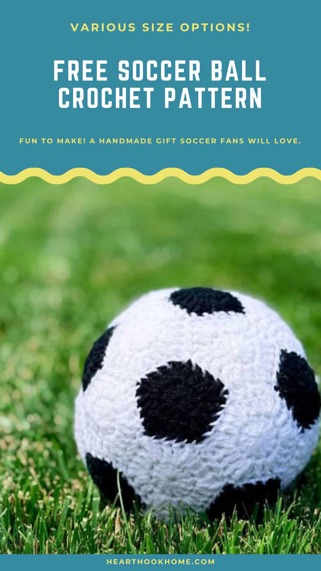 Crochet Soccer Ball Pattern for Soccer Fans - Heart Hook Home