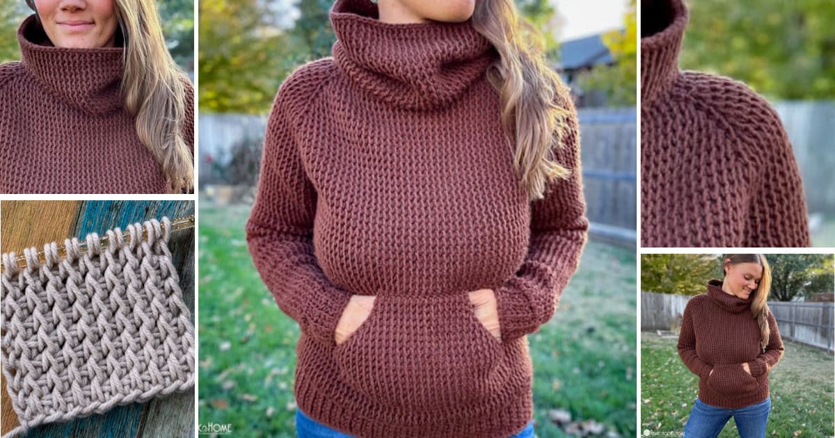 Tranquil Tunisian Pullover Crochet Pattern