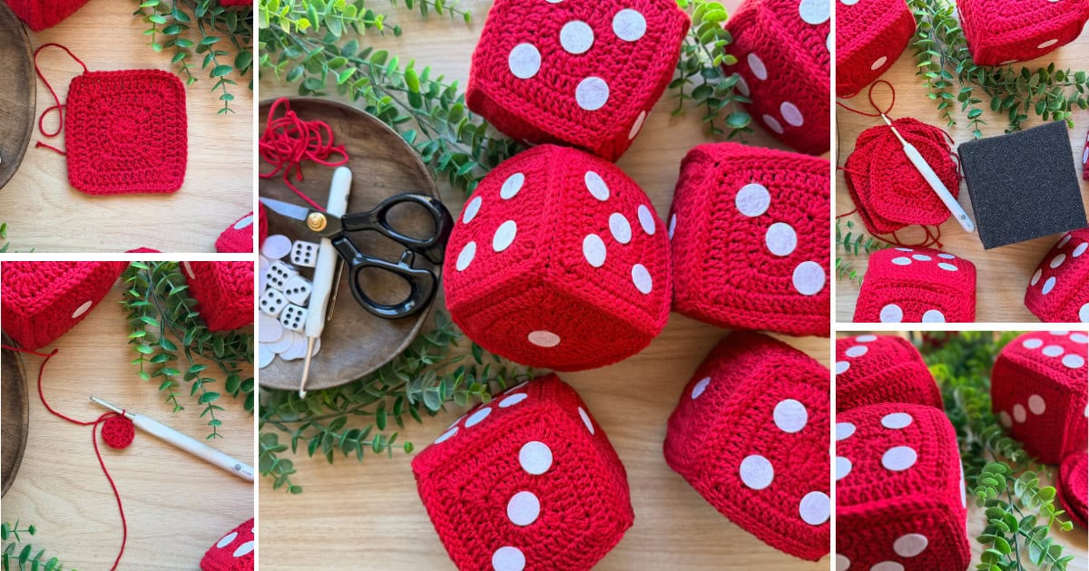 Yard Dice Free Crochet Pattern