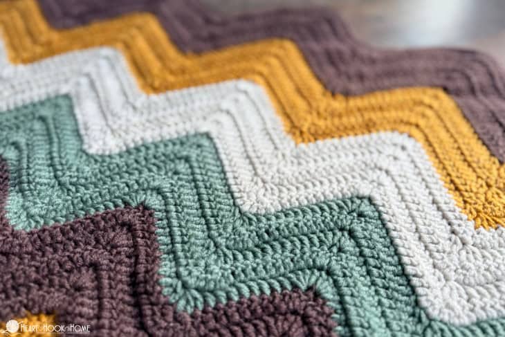 chevron pattern cardigan